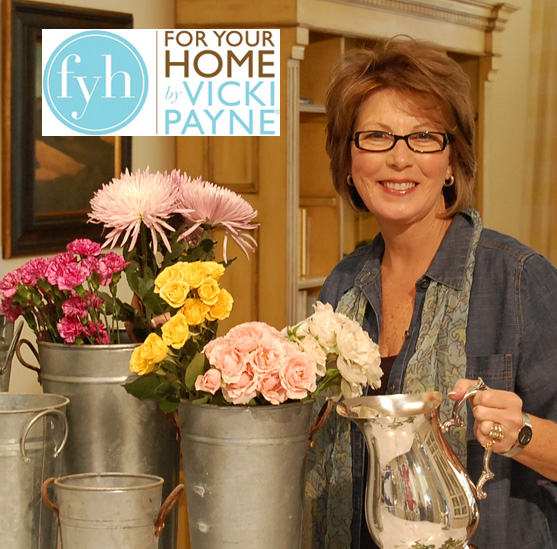 Vicki Payne is a nationally recognized designer, home improvement, gardening and decorating expert. Each week, for over 15 years, millions of viewers both nationally and internationally have tuned in to watch her popular television show, For Your Home